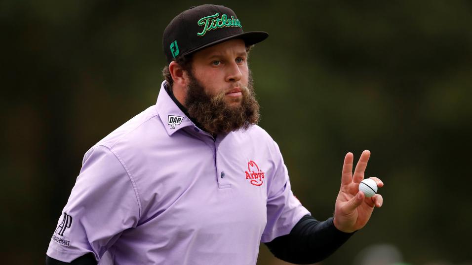 Golfer Andrew Johnston